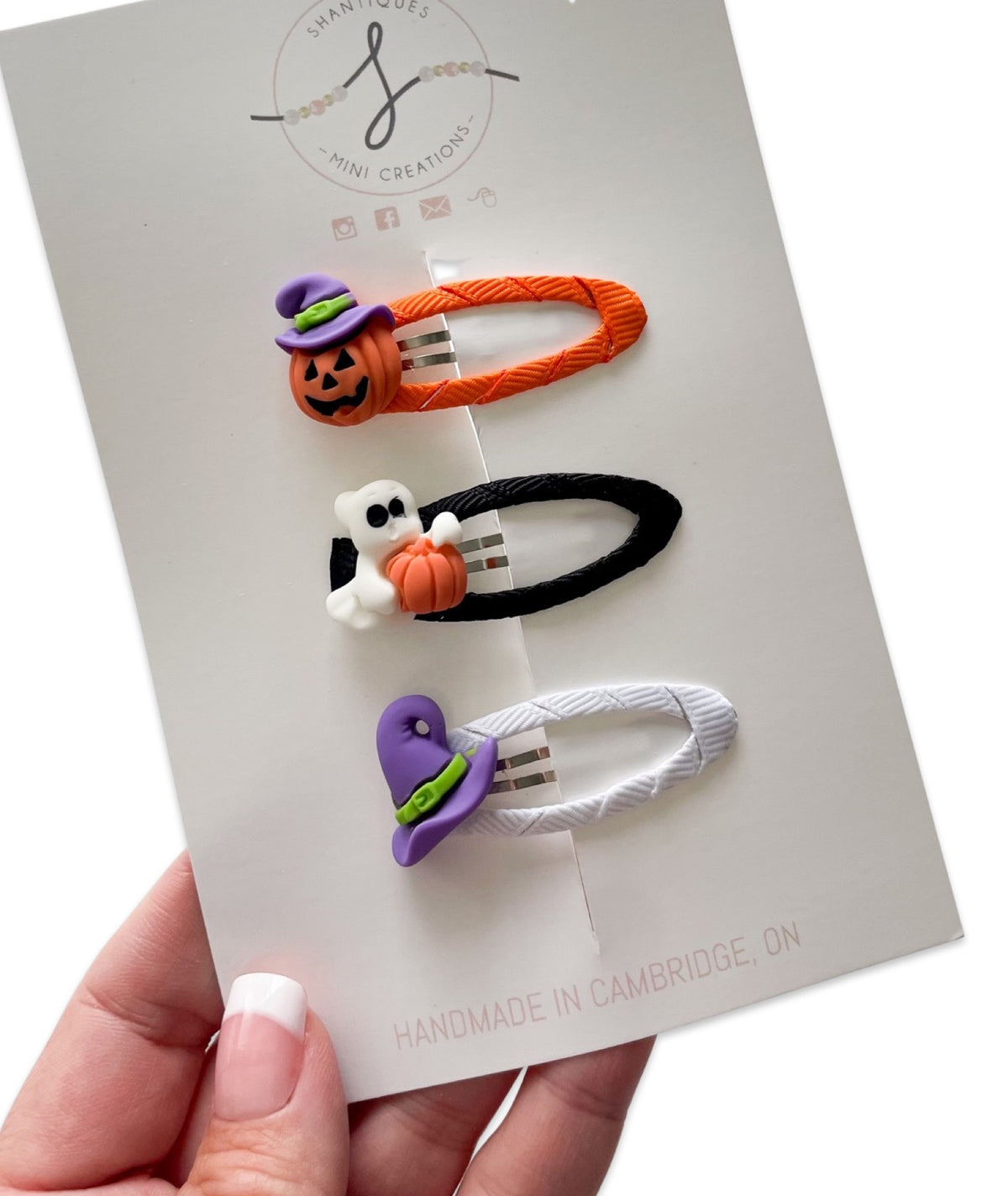 Trio Snap Clip Sets - Halloween