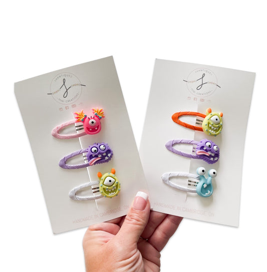 Trio Snap Clip Sets - Halloween