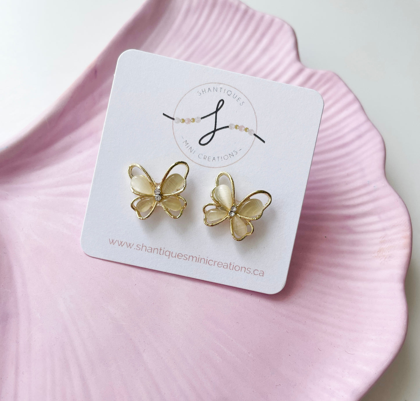 Large Butterflies - Earrings