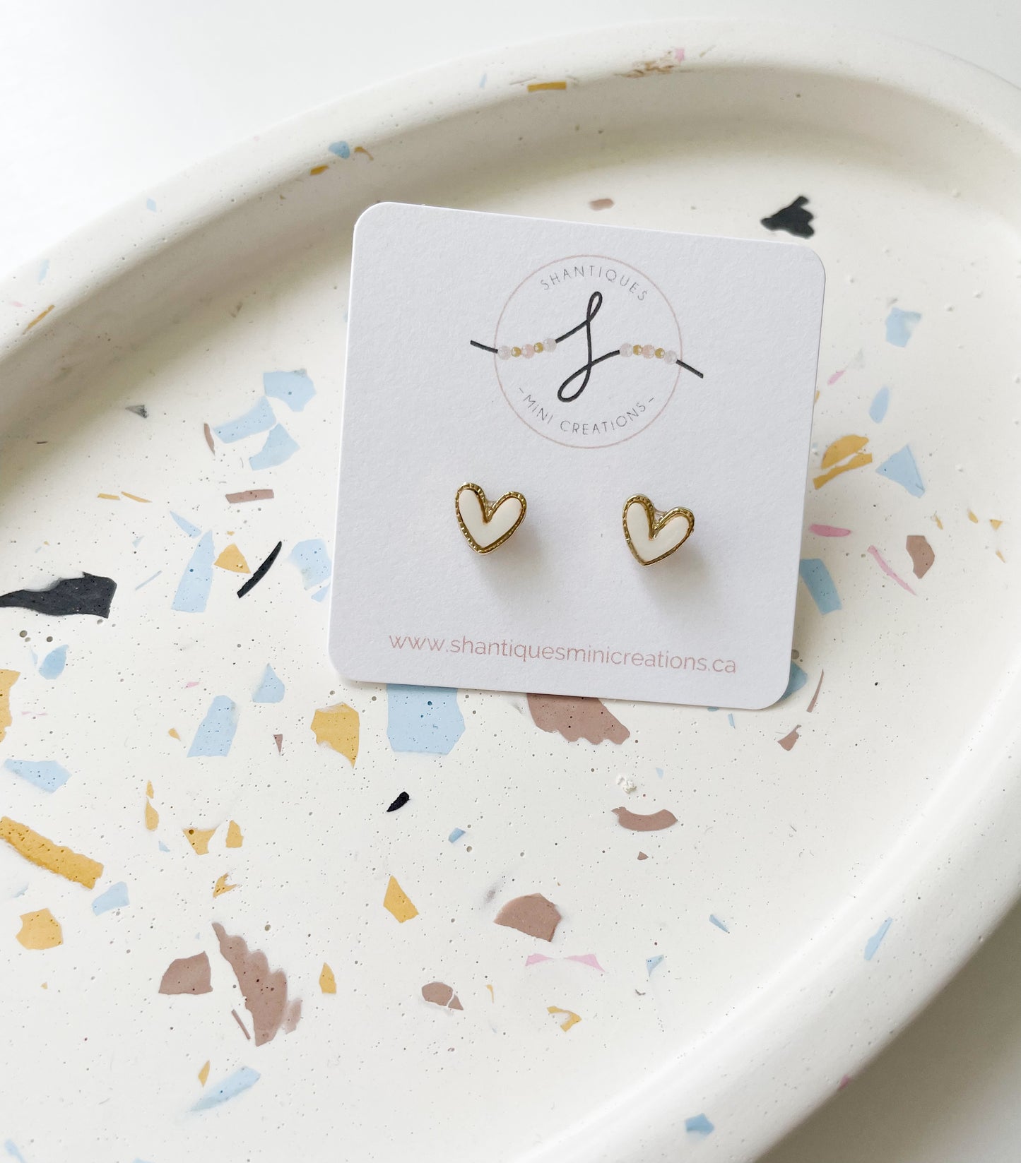 Abstract Hearts - Earrings