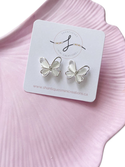 Large Butterflies - Earrings