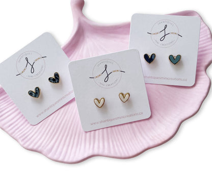 Abstract Hearts - Earrings