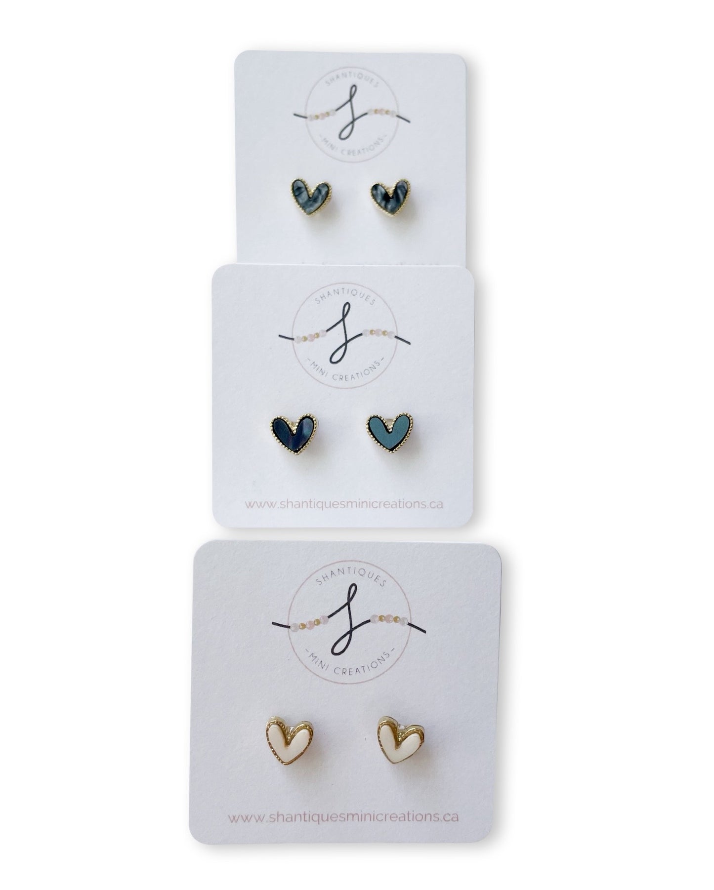 Abstract Hearts - Earrings