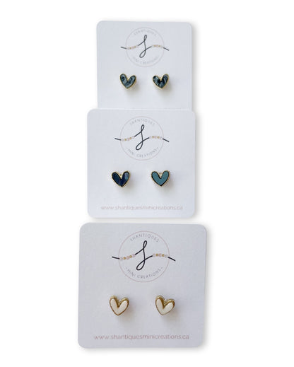 Abstract Hearts - Earrings