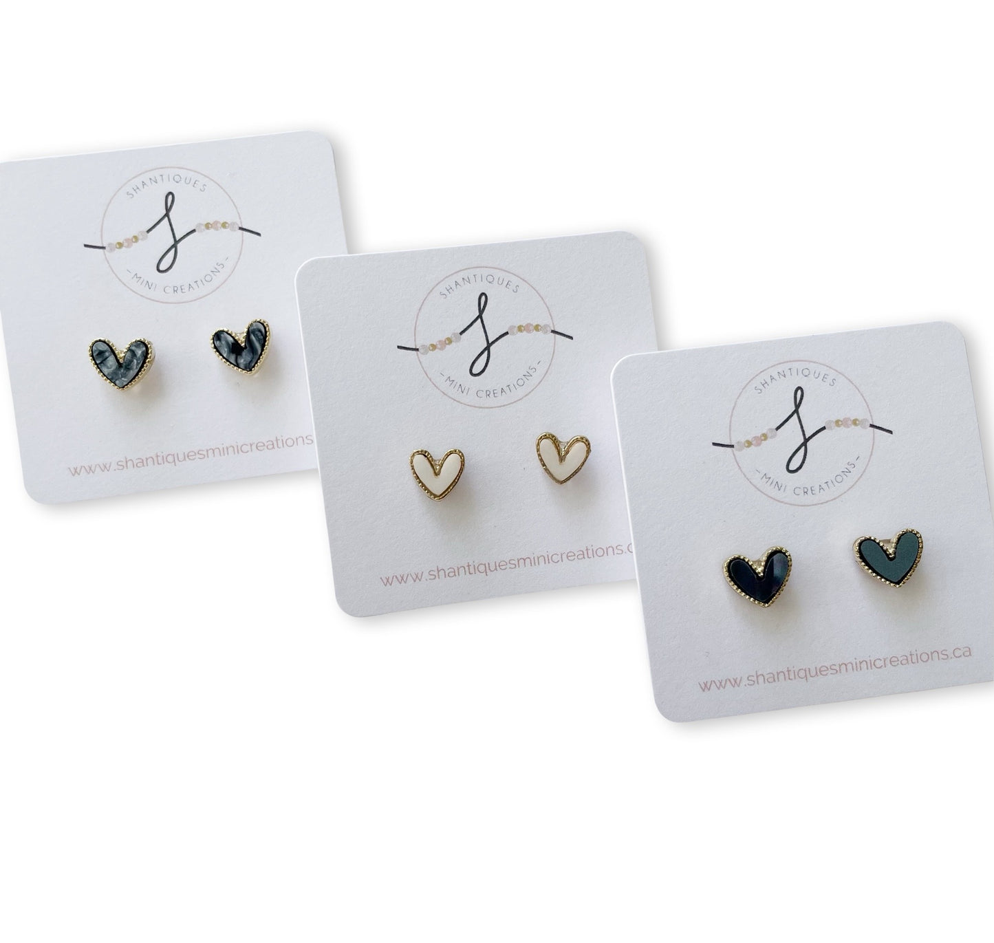 Abstract Hearts - Earrings