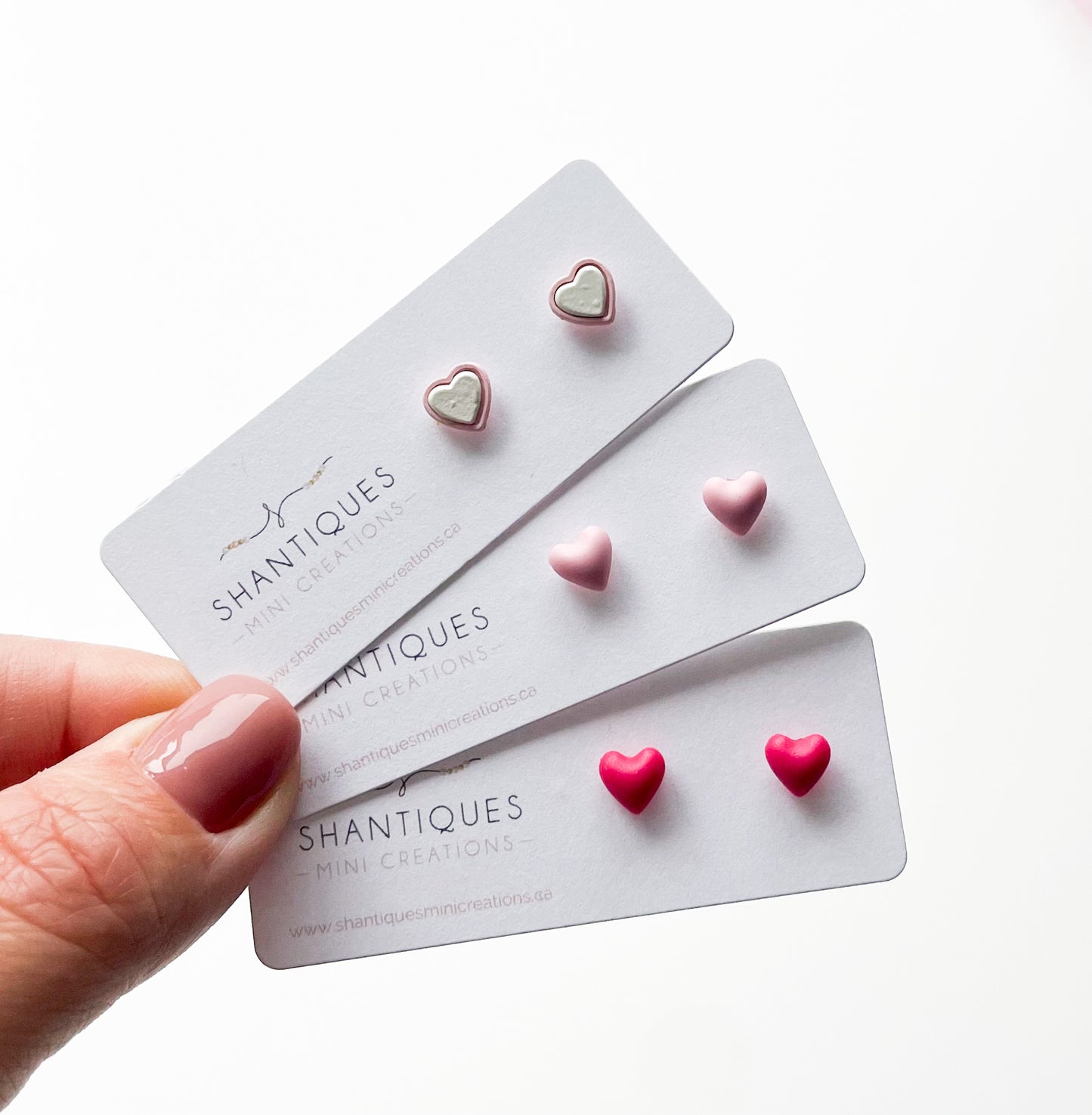 Earrings - Micro Hearts