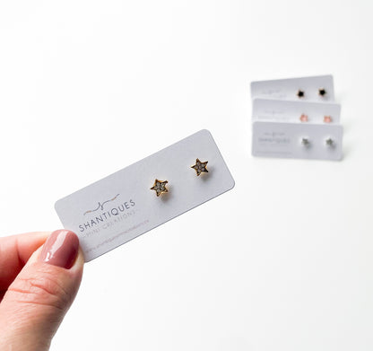 Earrings - Mini Stars