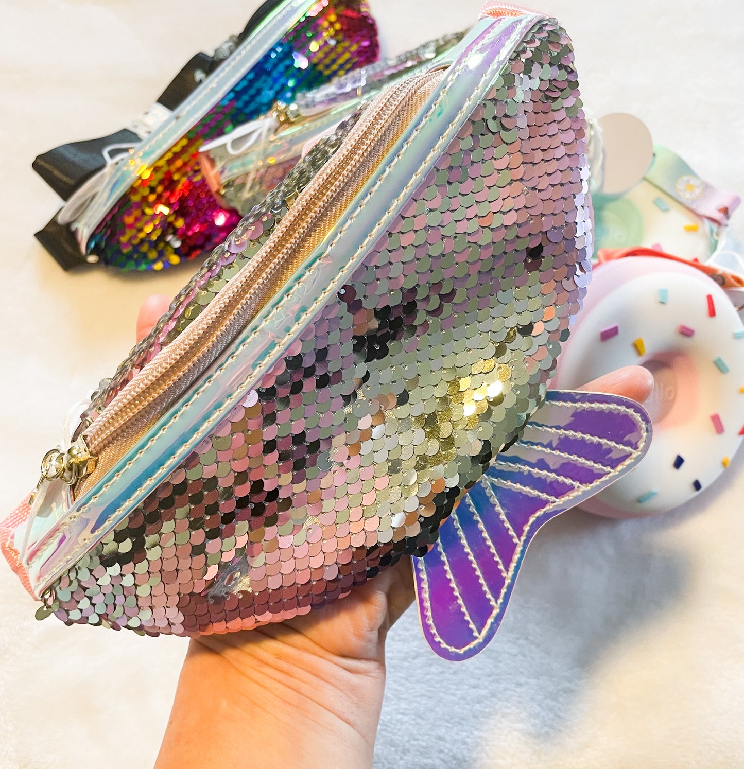 Mermaid Sequin Fanny Pack - Kids Purses