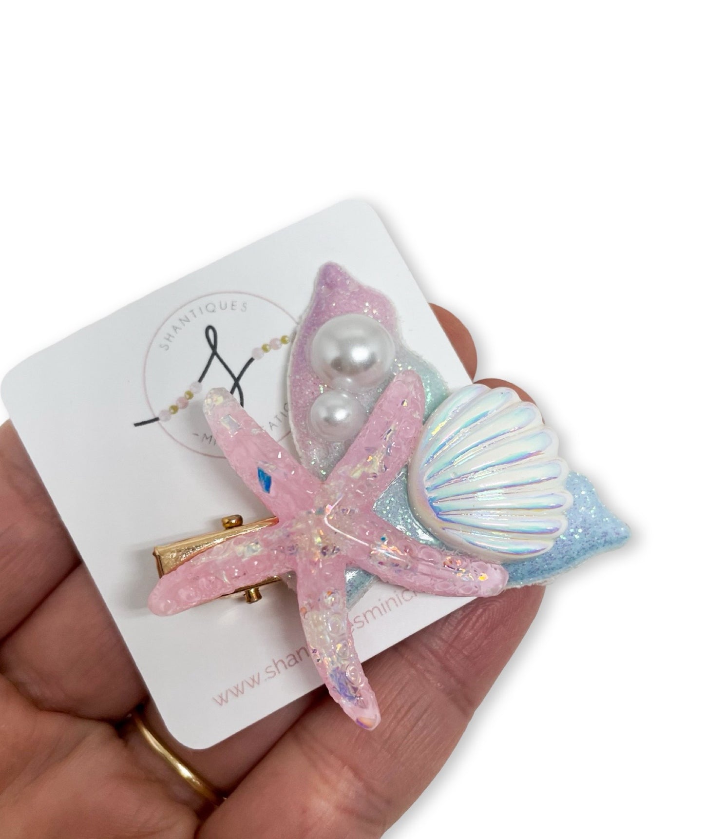 Magical Mermaid Clips - Alligator Bar Clips