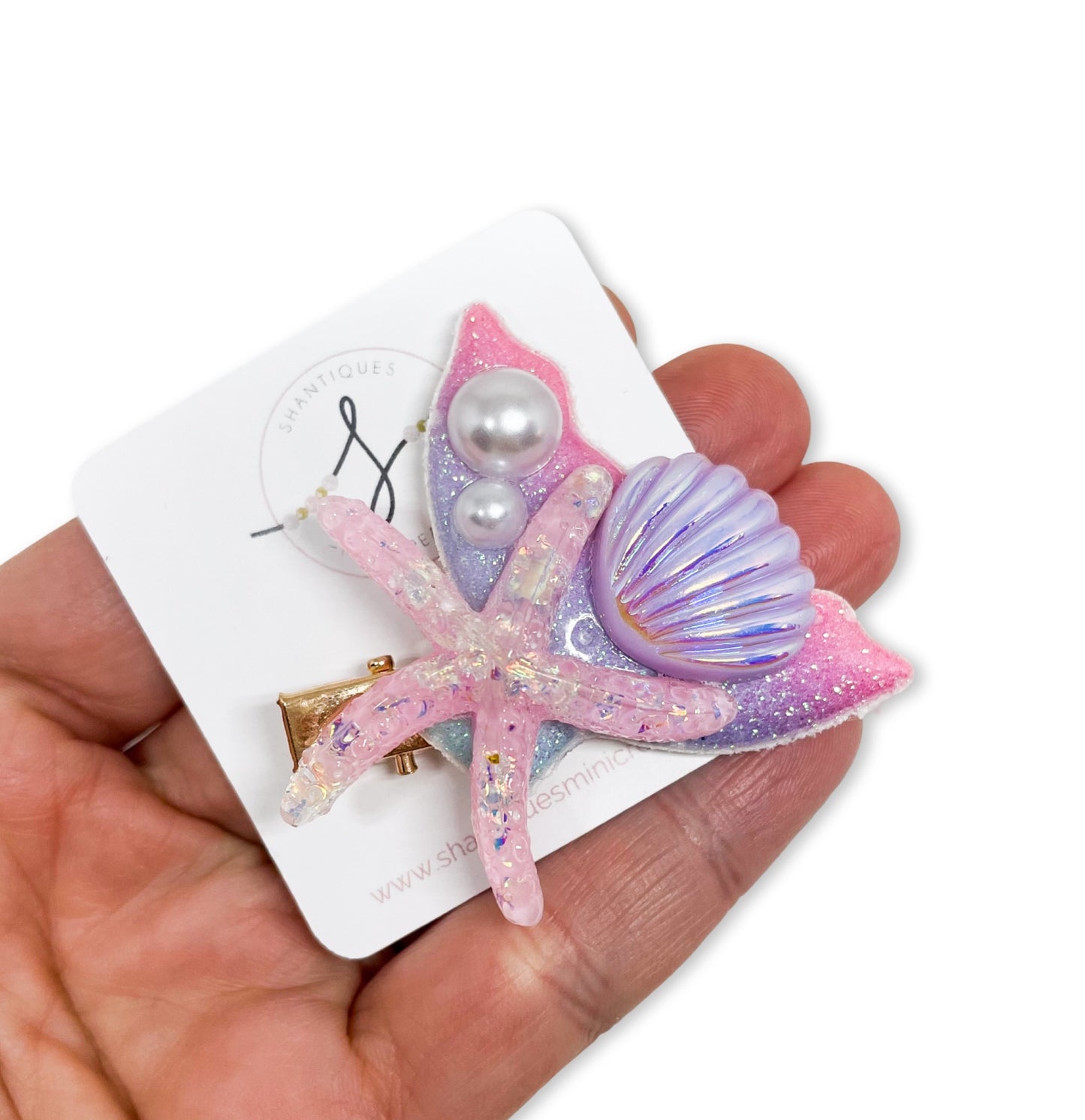 Magical Mermaid Clips - Alligator Bar Clips