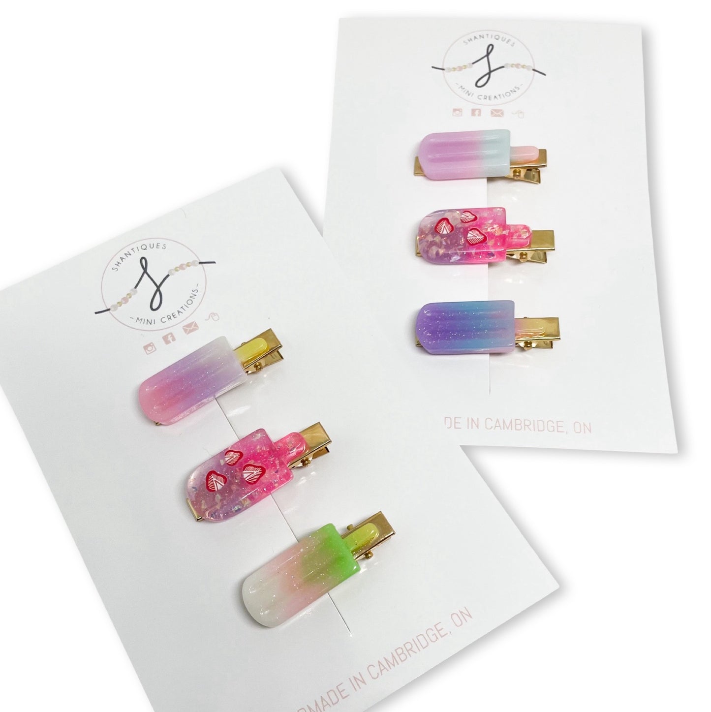 Popsicles - Trio Alligator Clip Sets