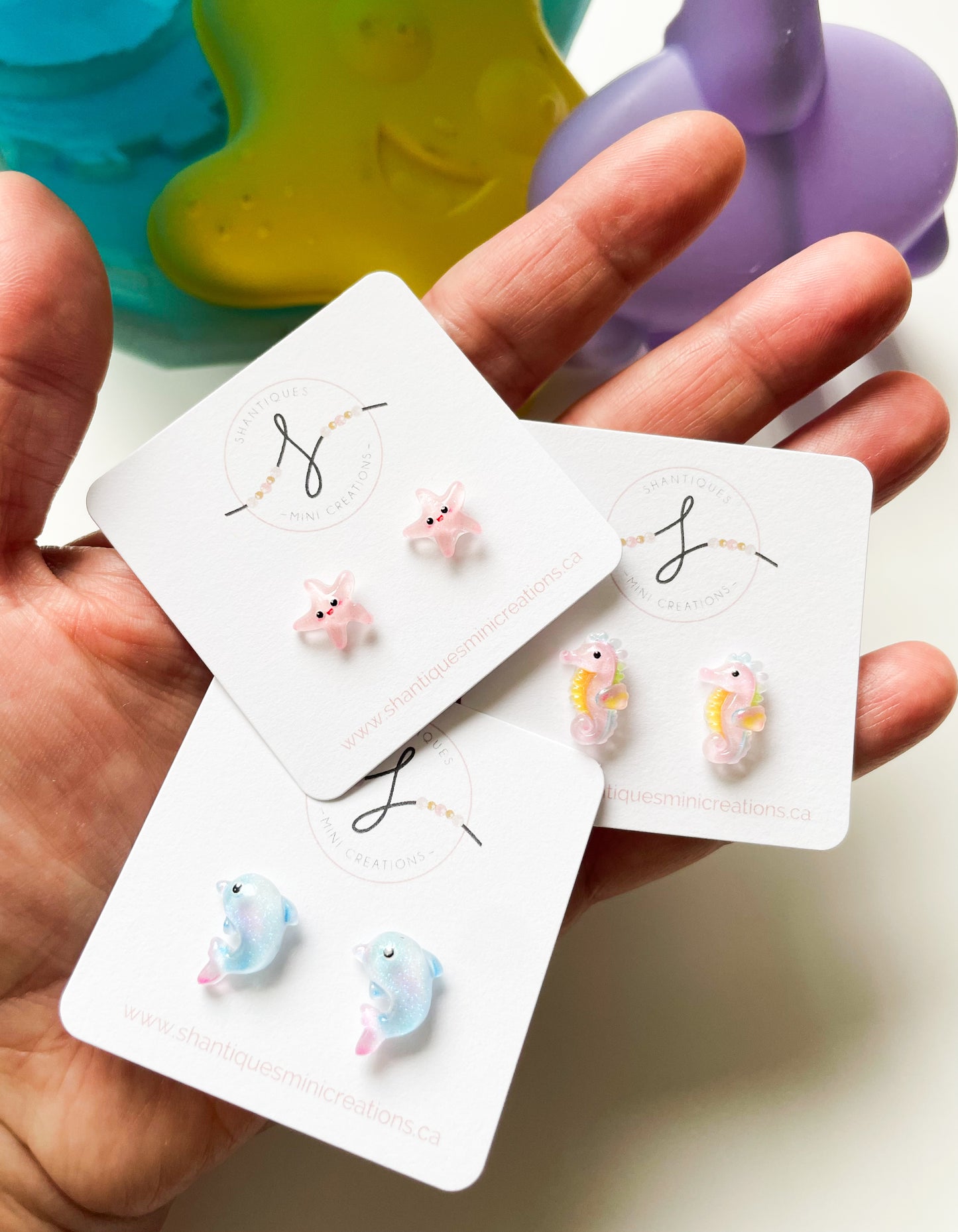 Underwater Creatures - Earrings