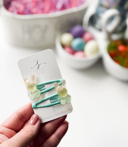 Snap Clip Sets - Easter Bunnies