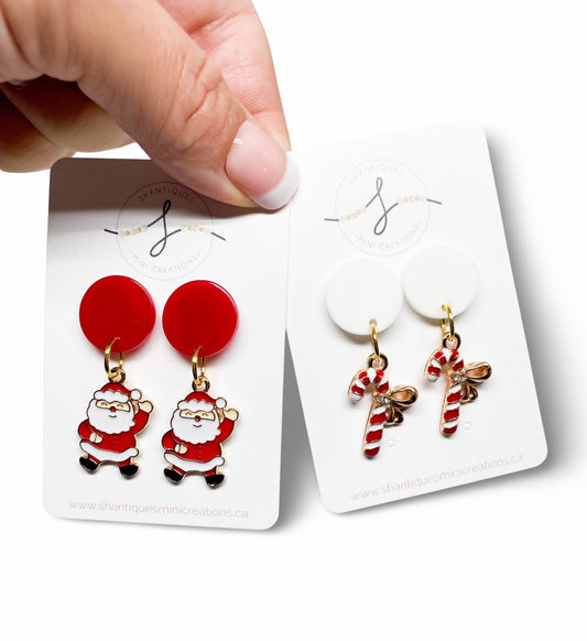 Traditional Christmas - Dangle Earrings