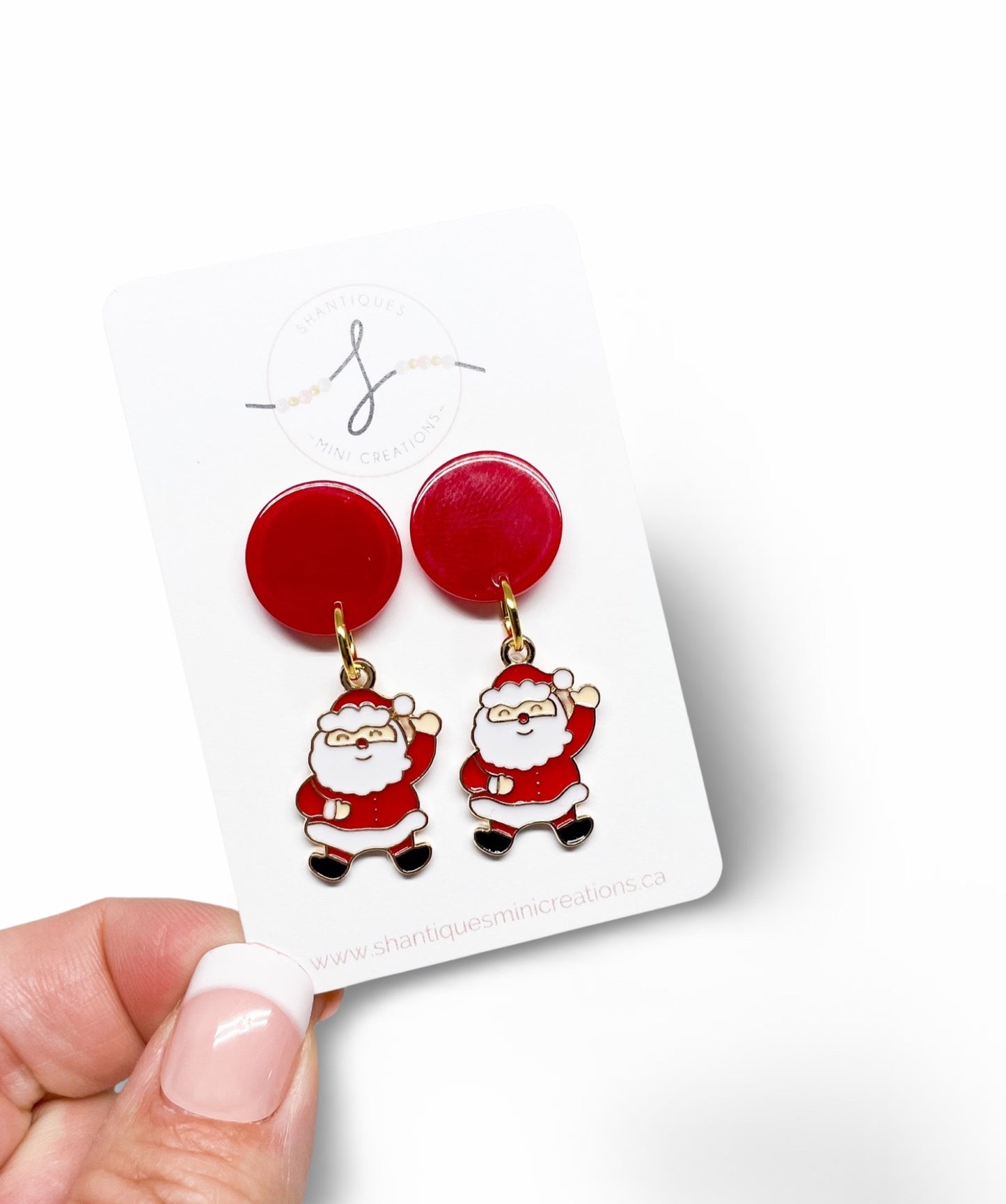 Traditional Christmas - Dangle Earrings