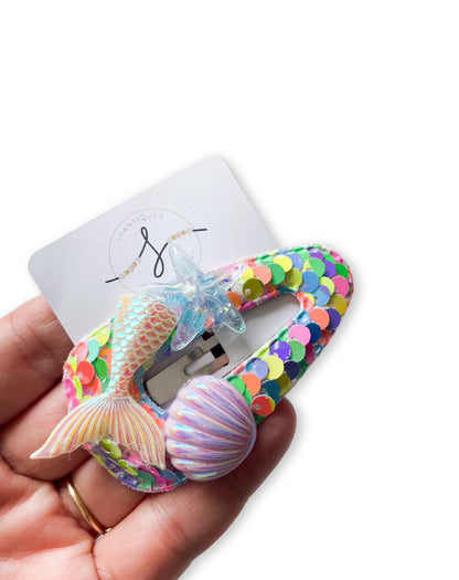 Sequin Mermaid - Snap Clips