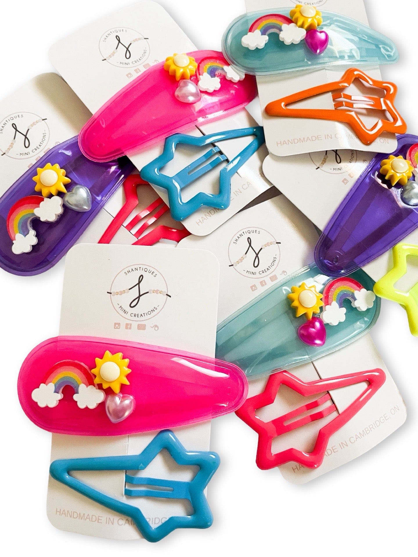 Neon Rainbow - Snap Clip Sets