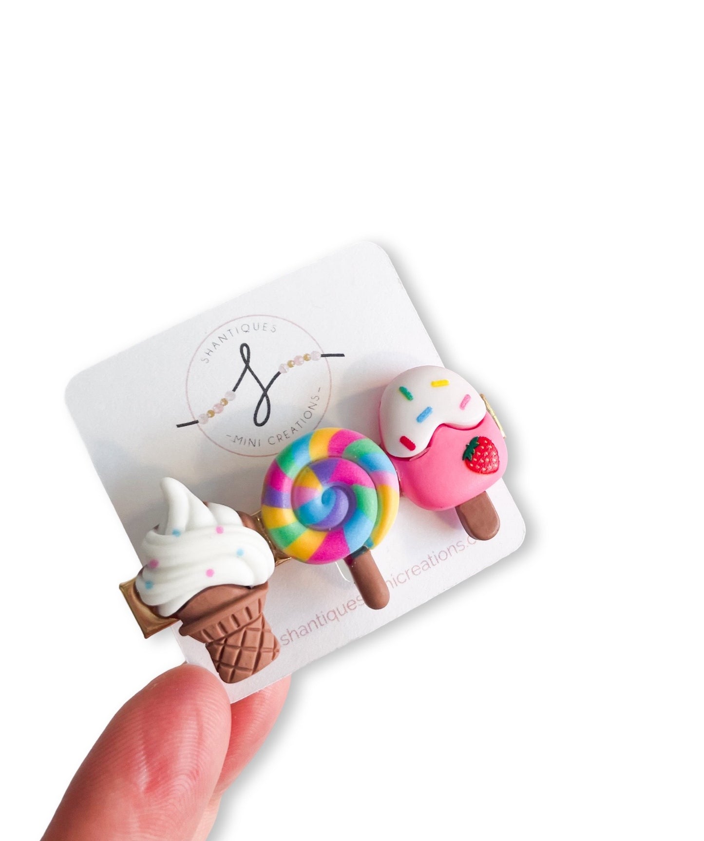 Sweet Treats - Alligator Bar Clips