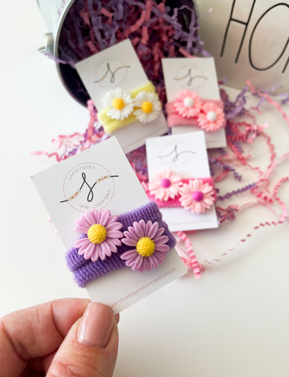 Piggy Ties - Spring Flowers