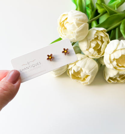 Earrings - Micro Spring Flowers