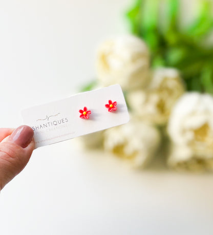 Earrings - Micro Spring Flowers