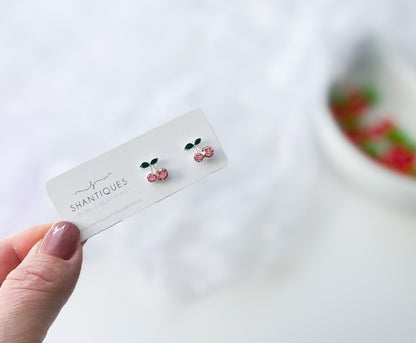Earrings - Cherries