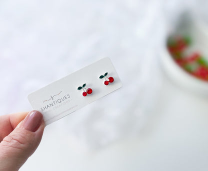Earrings - Cherries