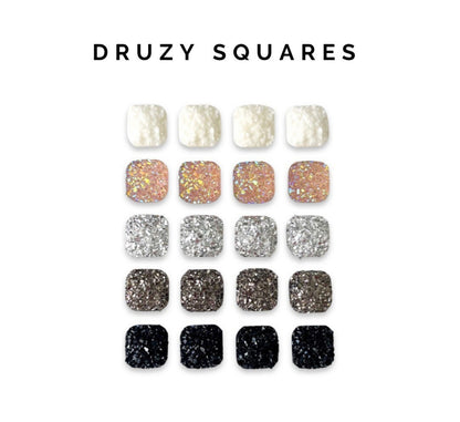 Druzy Squares - Earrings