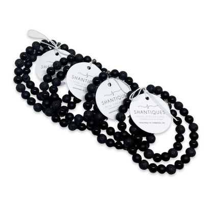 Black Trio Daddy and Mini - Bracelet Sets