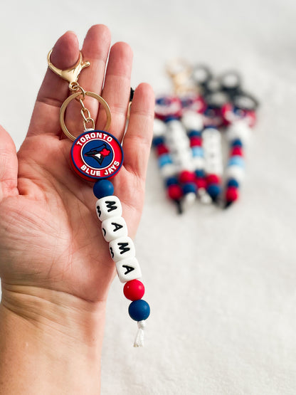 Keychains - Beaded Blue Jays