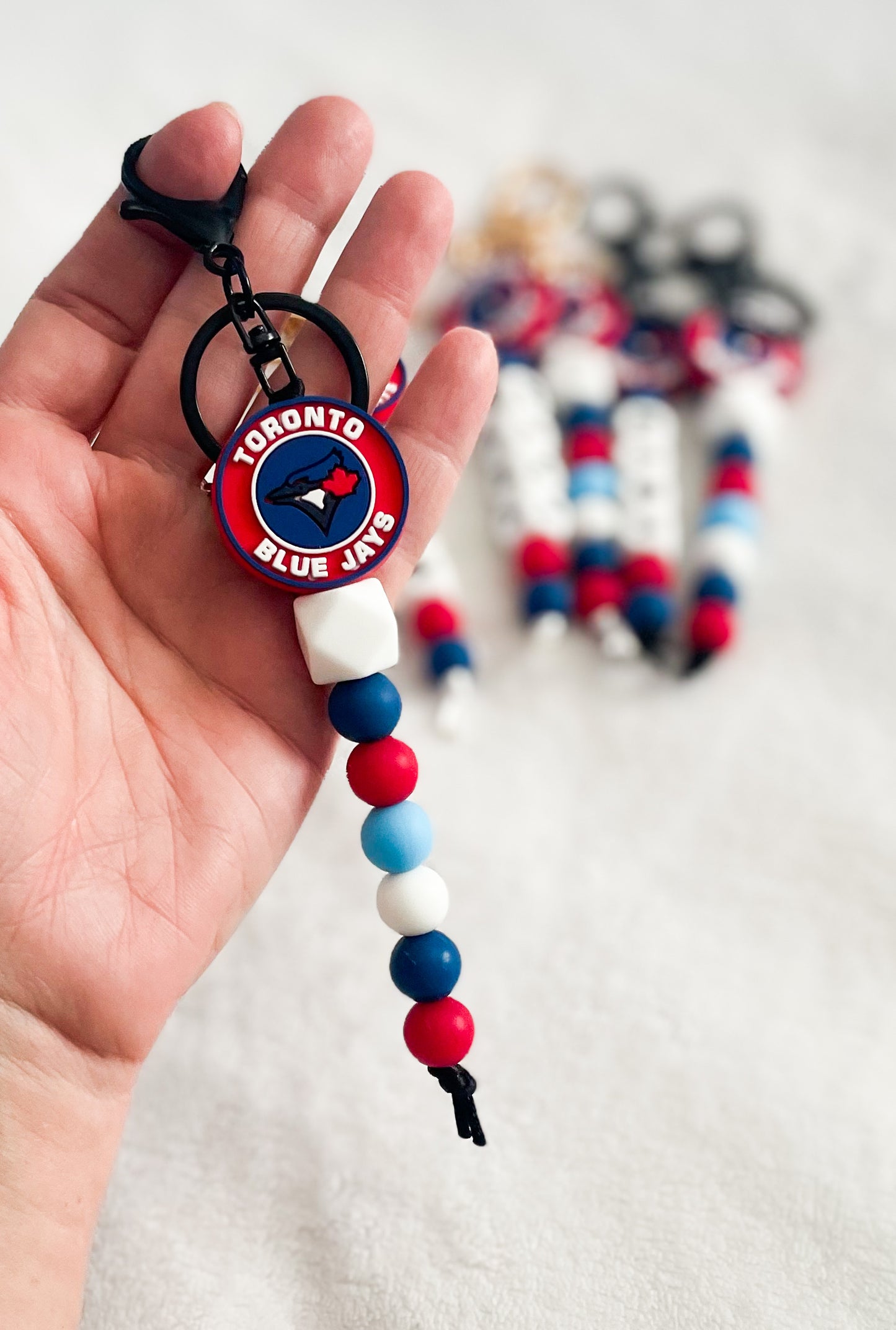 Keychains - Beaded Blue Jays