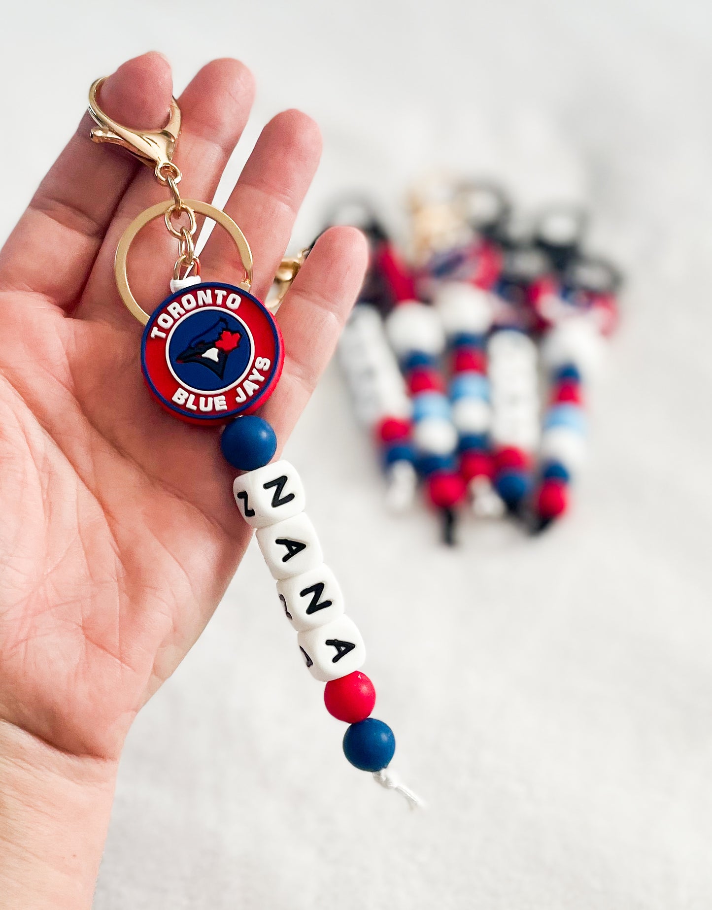Keychains - Beaded Blue Jays