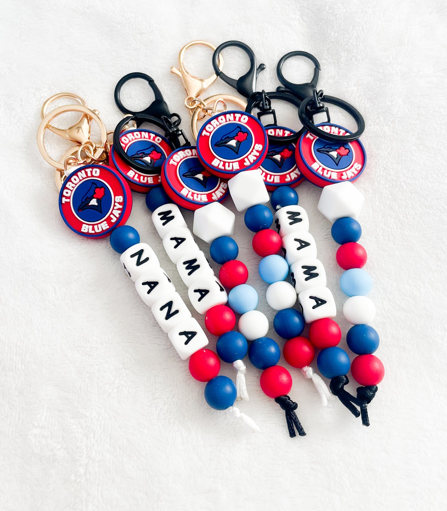 Keychains - Beaded Blue Jays