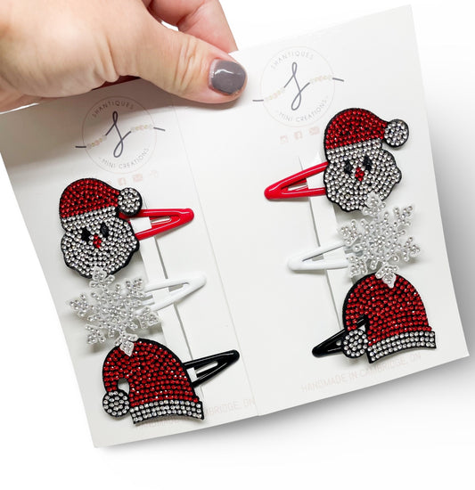 Glitter Christmas - Trio Snap Clip Sets