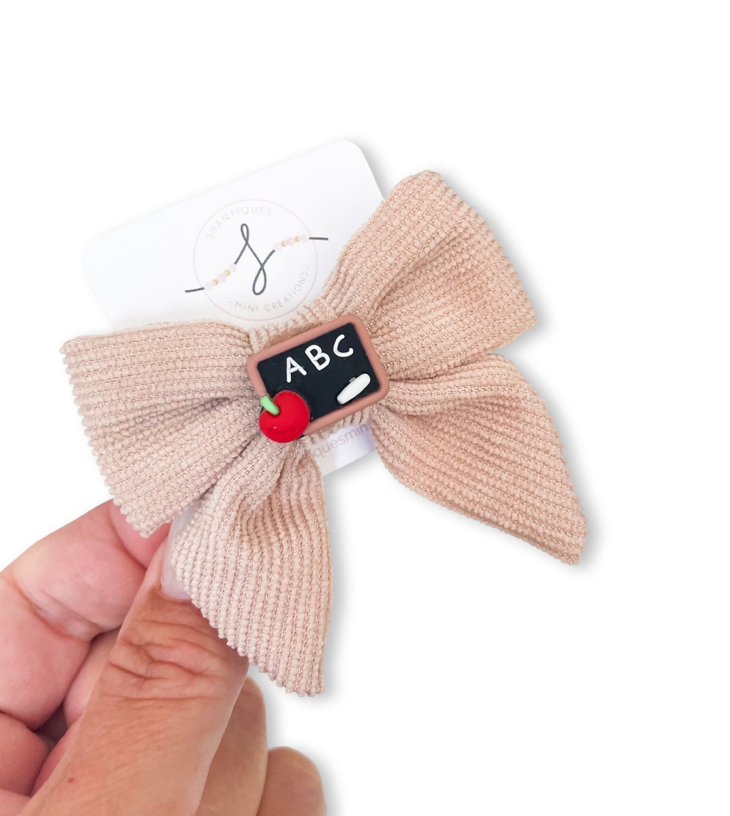 Back 2 School Bows - Non Slip Clips