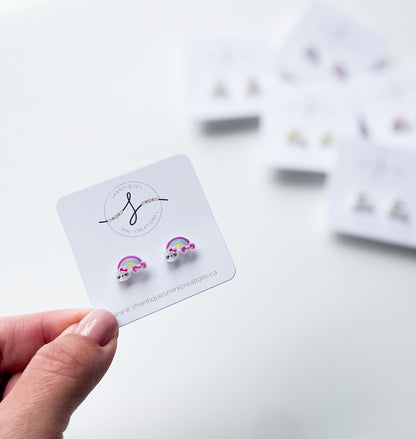 Earrings - Animal Rainbows