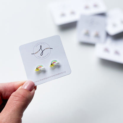 Earrings - Animal Rainbows