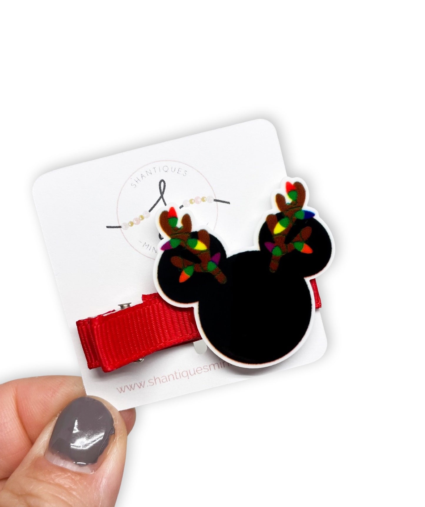 Holiday Mouse - Non Slip Clips