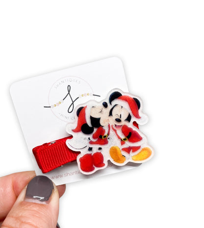 Holiday Mouse - Non Slip Clips