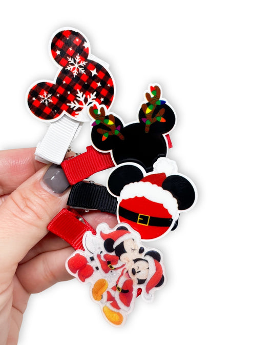 Holiday Mouse - Non Slip Clips