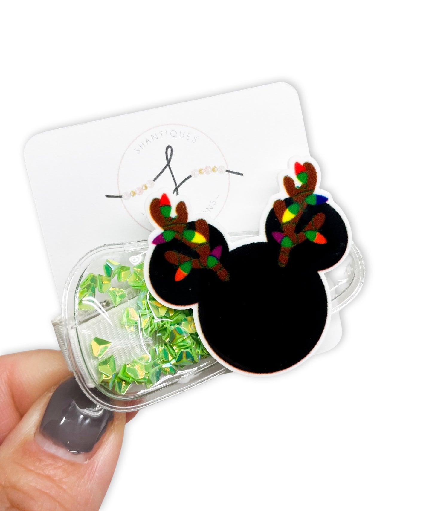 Holiday Mouse - Non Slip Shaker Clips