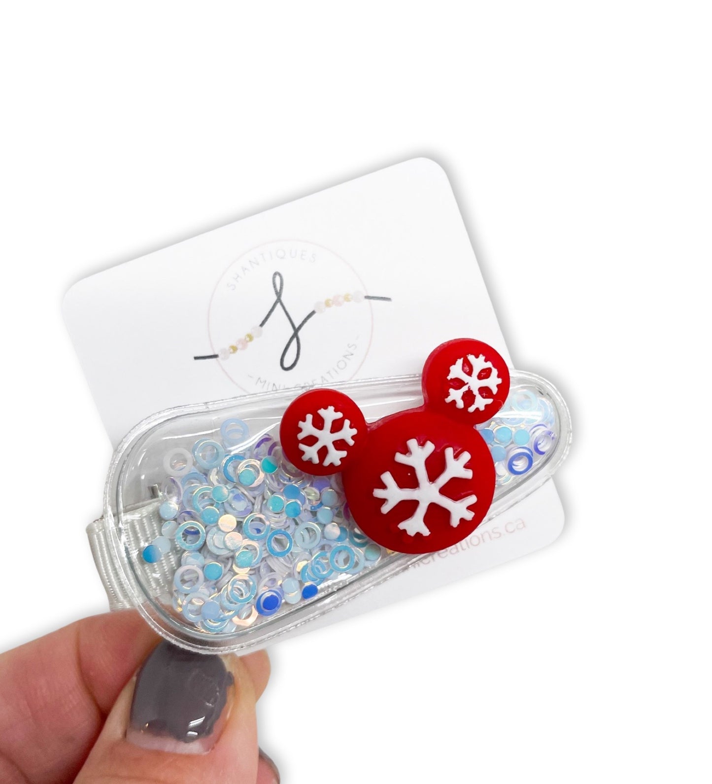 Holiday Mouse - Non Slip Shaker Clips