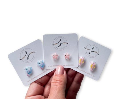 Earrings - Underwater Creatures