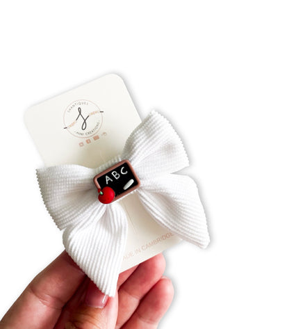 Non Slip Clip Bows - School