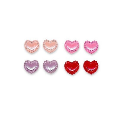 Cushion Hearts - Earrings