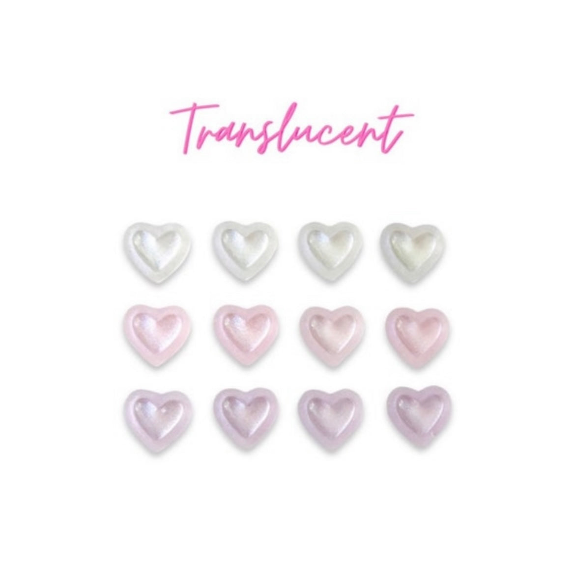 Translucent Hearts - Earrings