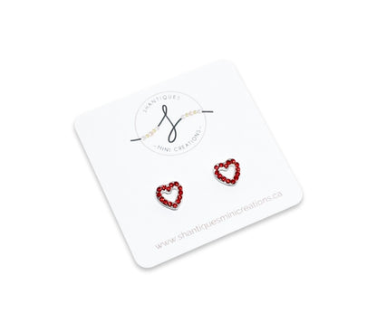 Diamond Hearts - Earrings