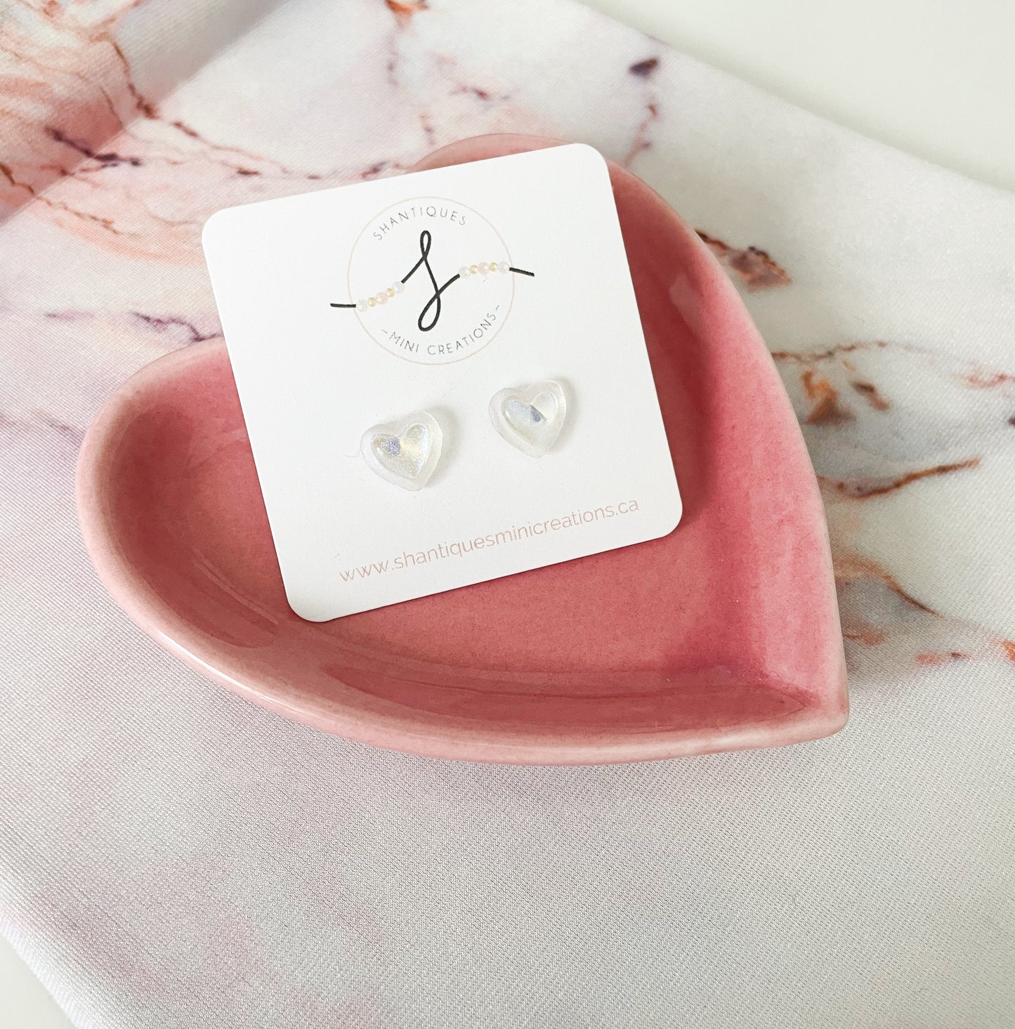 Translucent Hearts - Earrings