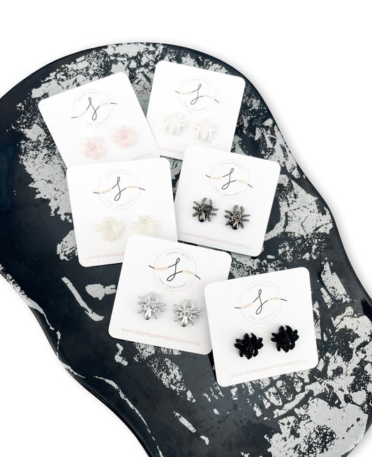 Earrings - Halloween Spiders