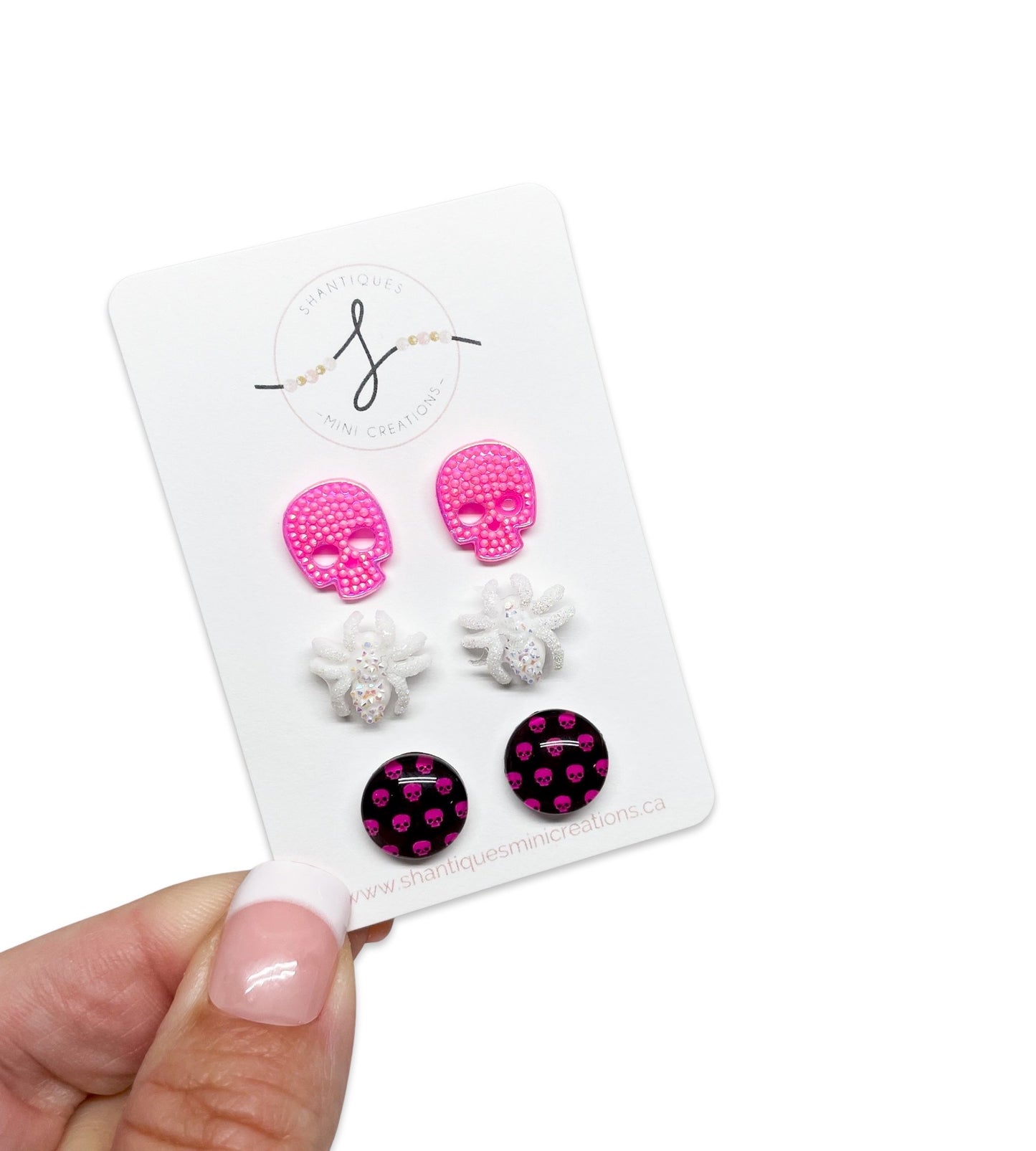 Halloween Skulls - Trio Earrings